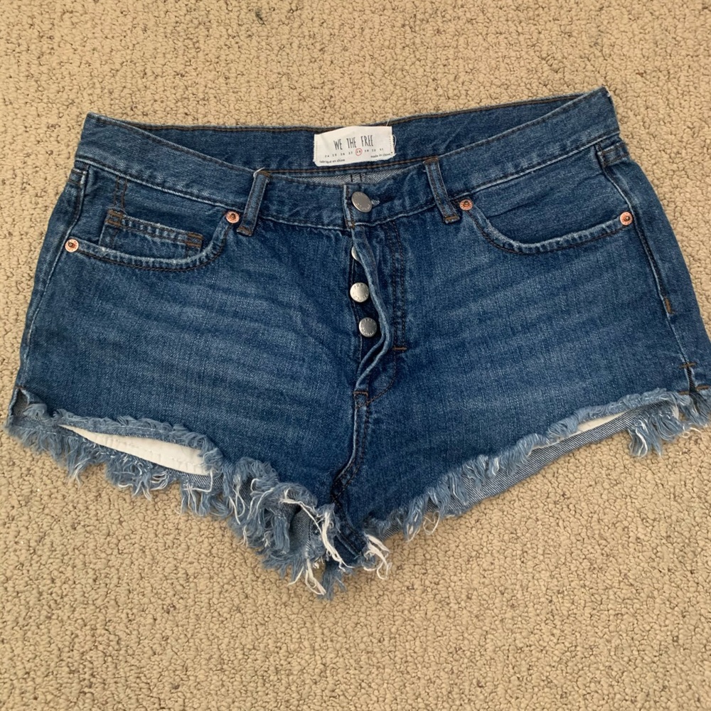 Free People Denim Cutoff Summer Shorts
